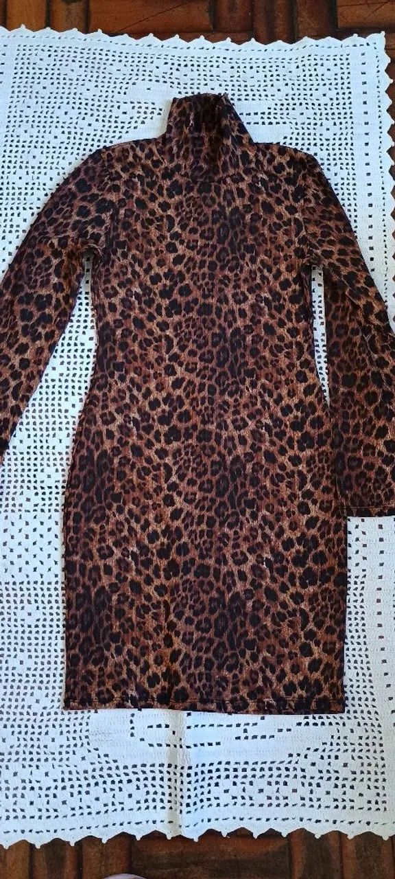 Vestido de oncinha  lindo casual 