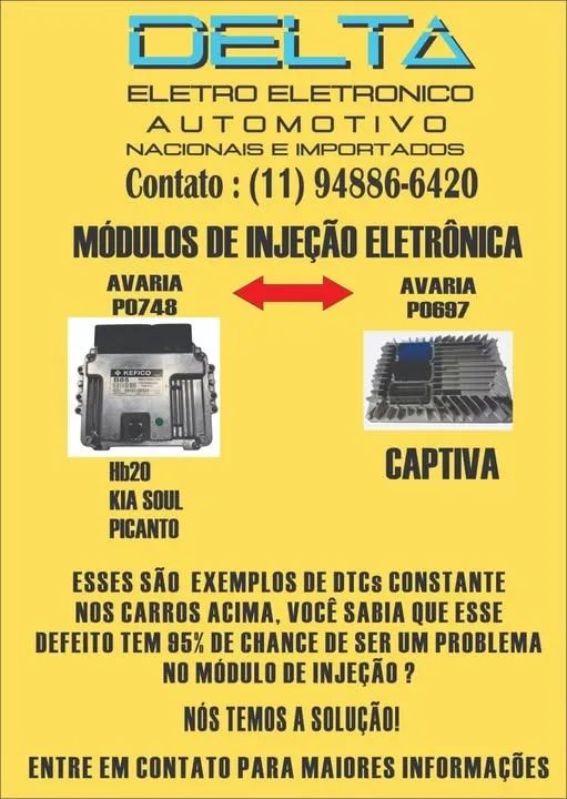 Reparo do módulo de injeção da Captiva em São Paulo e região 