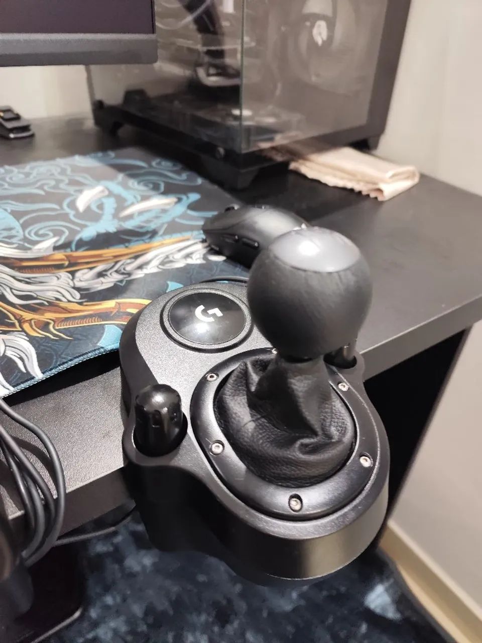 Volante Logitech g920 com cambio e mod - Foto 4