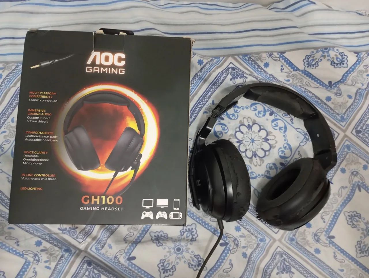 Headset com fio (gh100)451035716430090241