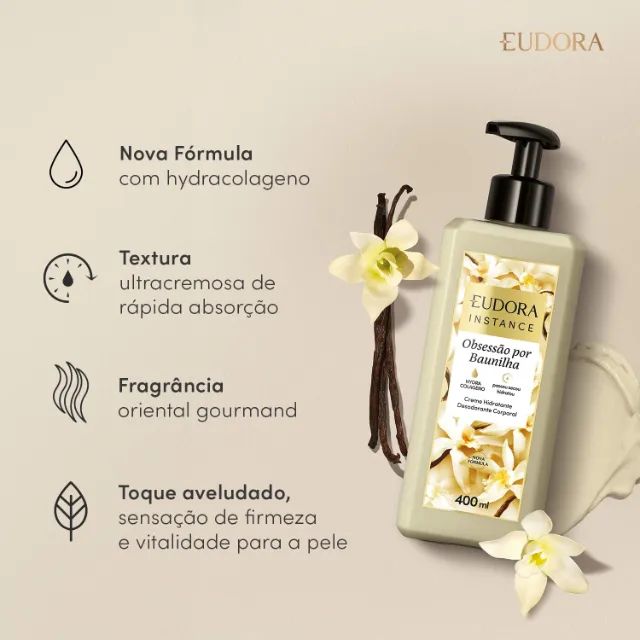 Combo Eudora Baunilha Body Splash + Hidratante - Foto 4