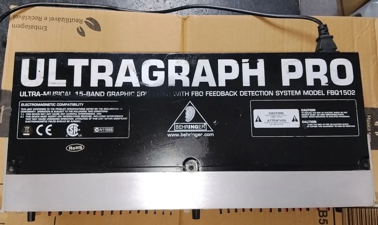 Equalizador Behringer Ultragraph Pro FBQ1502 - Foto 4