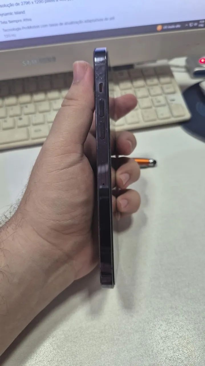 ? iPhone 14 Pro Max 128 GB ? Roxo-Profundo usado  - Foto 4