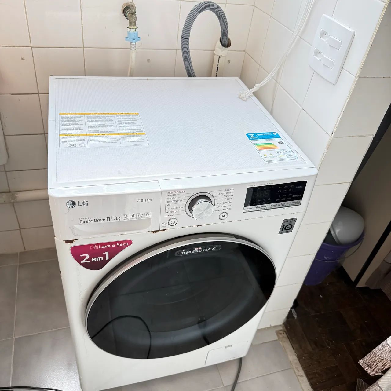 Máquina de lavar - lava e seca LG - Foto 3