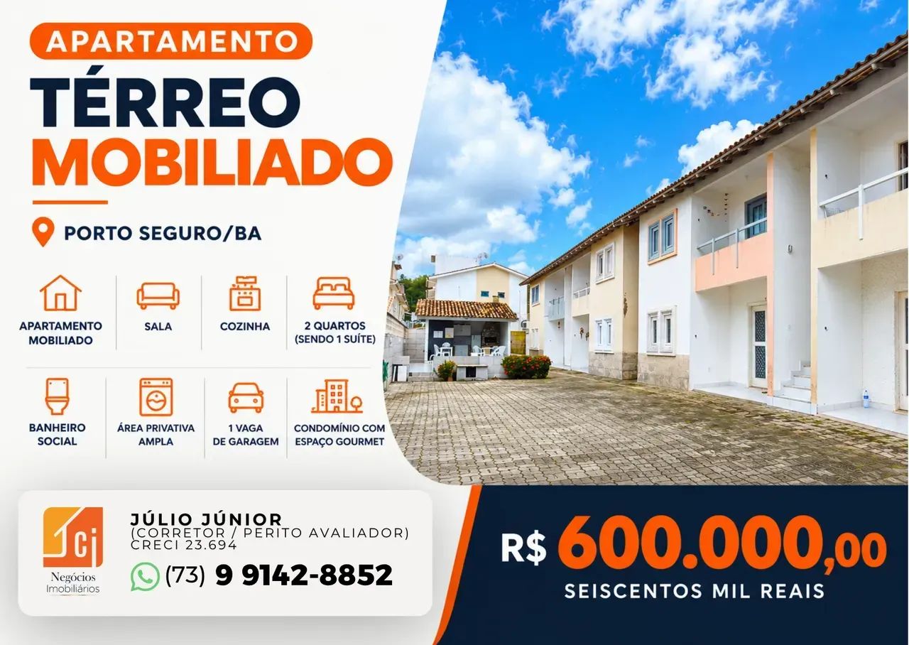 APARTAMENTO MOBILIADO PRÓXIMO À PRAIA