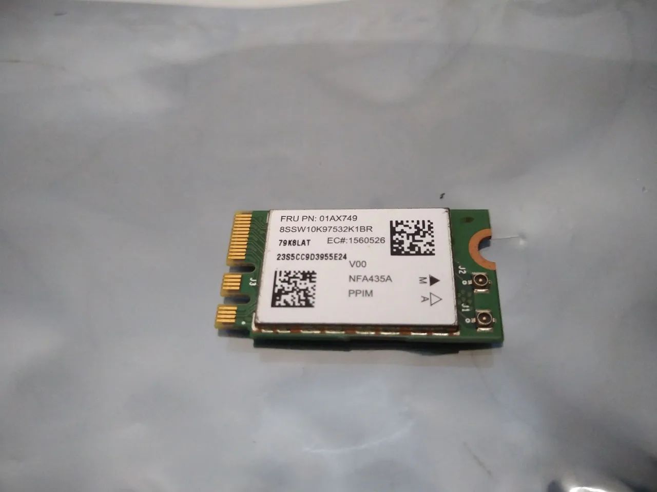 Placa WiFi Bluetooth Notebook QCNFA435 01AX749 M.2 5GHz - Foto 2
