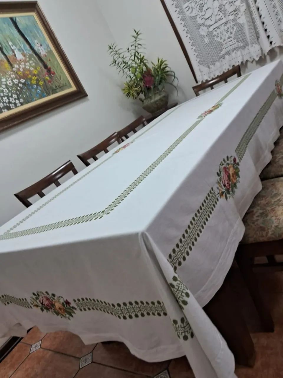 Toalha bordada a mão  - Foto 2