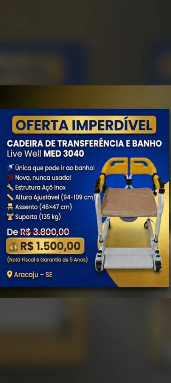 CADEIRA DE TRANSFERÊNCIA 