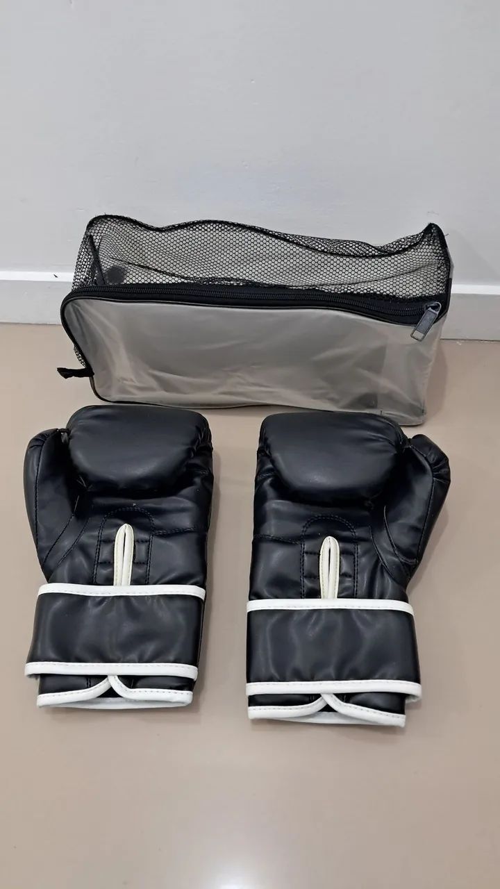 2 Pares de Luvas Everlast Core para Treino - Branca e Preta - Foto 3