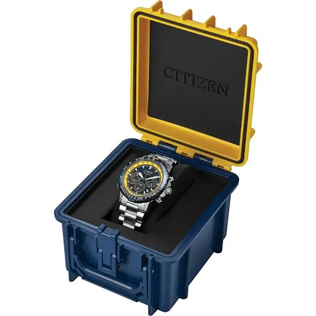 RELOGIO CITIZEN NAVIHAWK CA4667 53L BLUE ANGELS - Foto 4