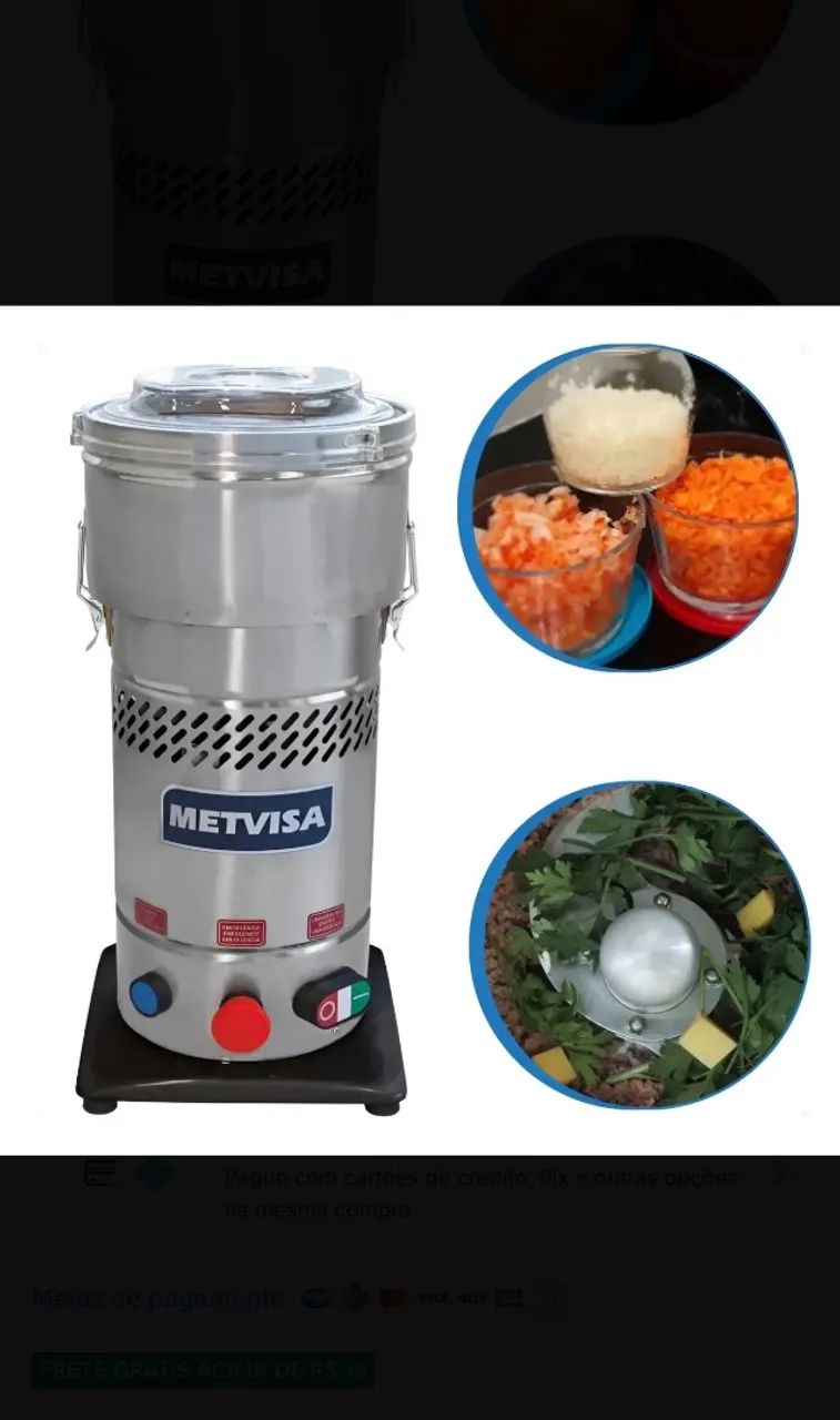 Triturador industrial METVISA