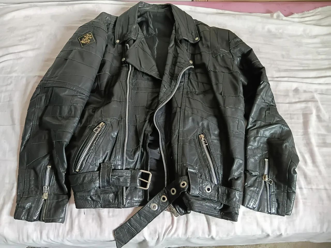 Vende se jaqueta couro legítimo HARLEY DAVIDSON  TOP  - Foto 5