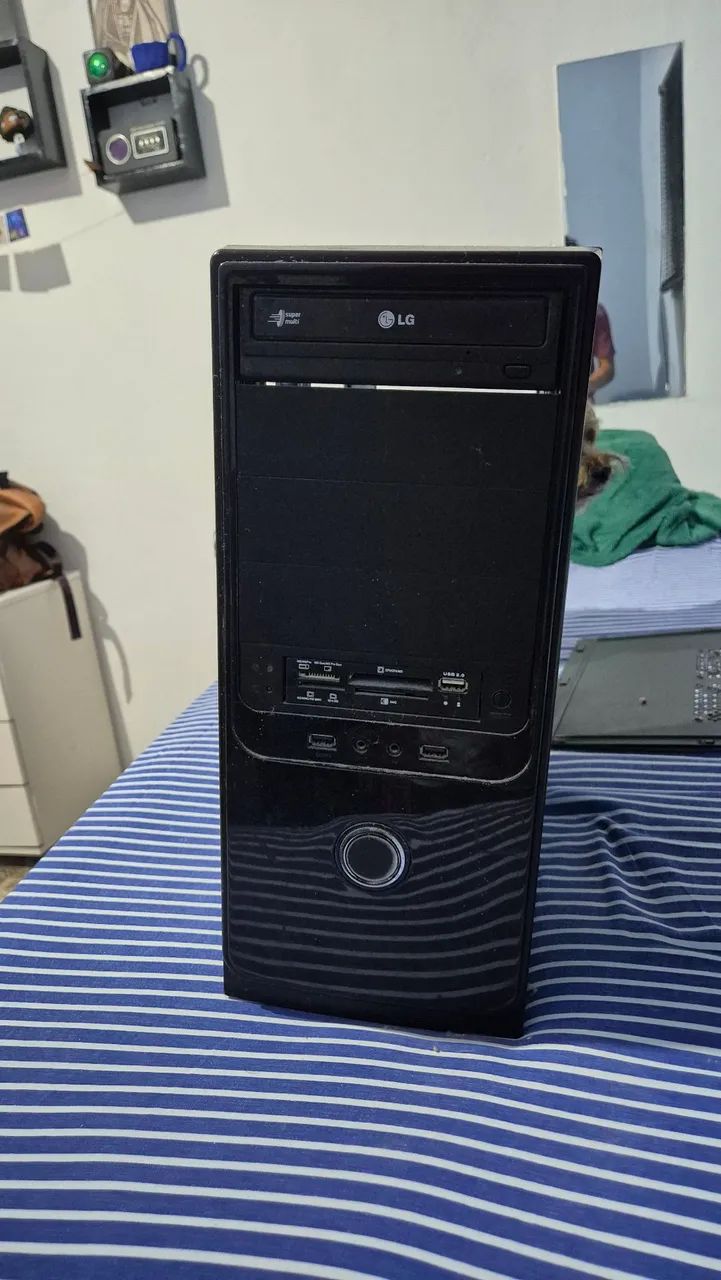 Processador Intel E3400 + 2gb RAM + placa mãe GA-G41MT-S2P + gabinete com leitor DVD  - Foto 3