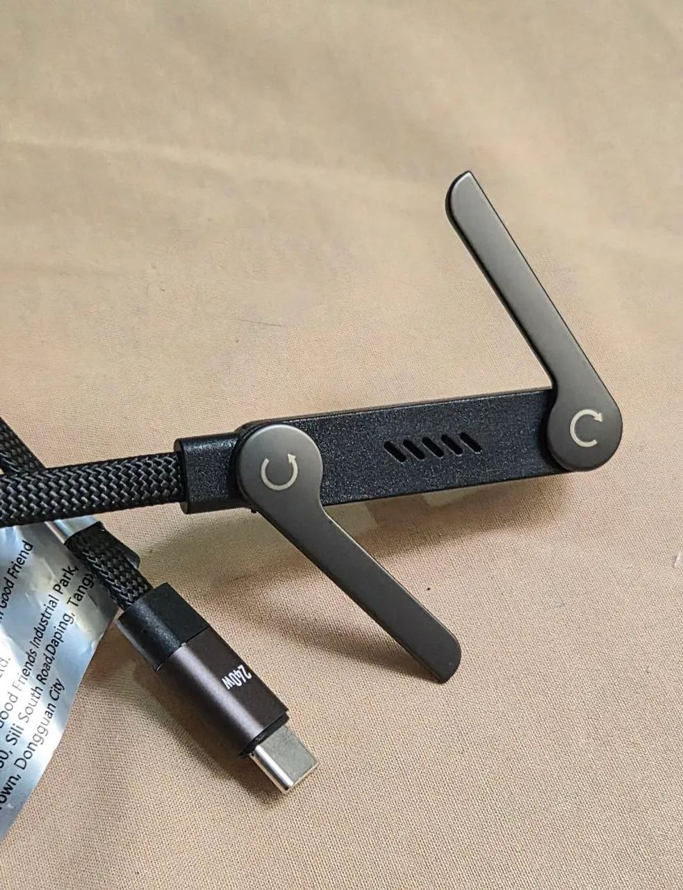 Cabo USB-C PD 3.1 com suporte  - Foto 5