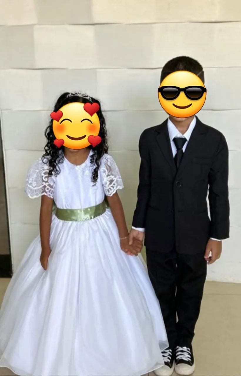 Vestido daminha branco - Foto 4