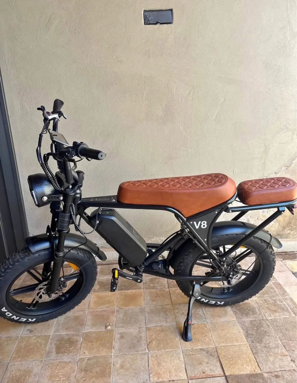 Bicicleta elétrica v8 - alta performance 