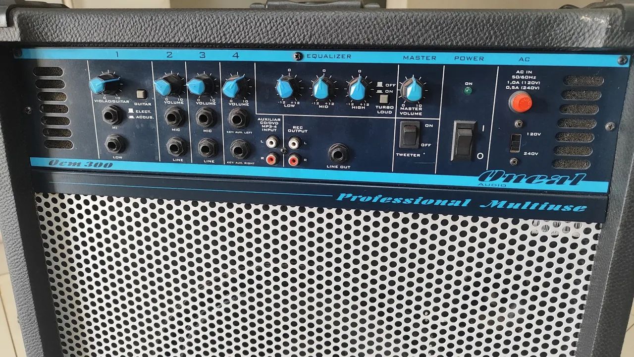 Caixa Amplificada Oneal OCM 300 Professional Multiuse - Foto 4