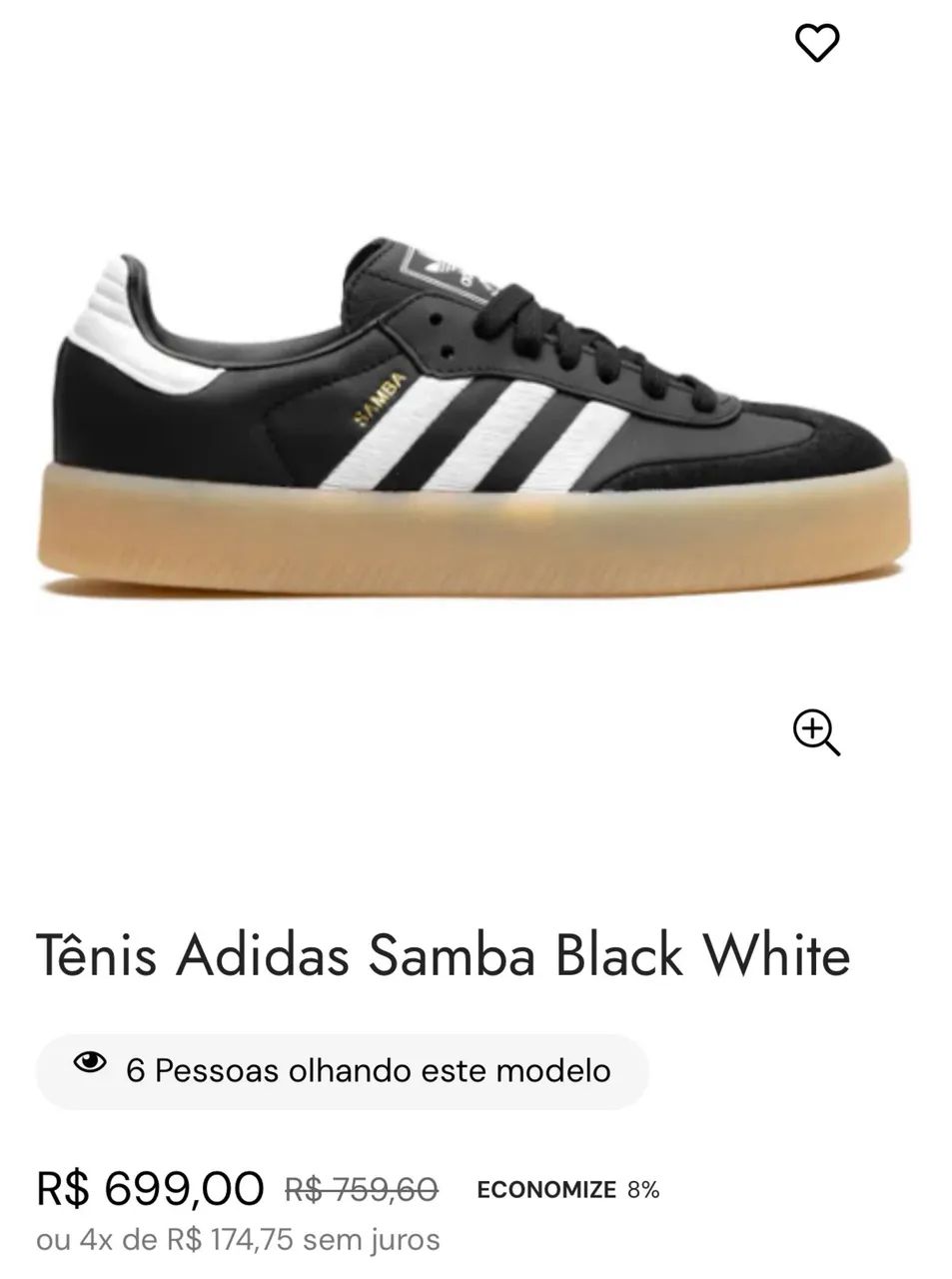 Tênis samba - Foto 4