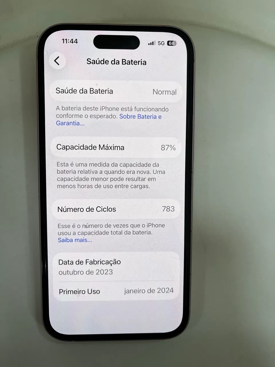 iPhone 15 Rosa usado 256GB - Foto 2