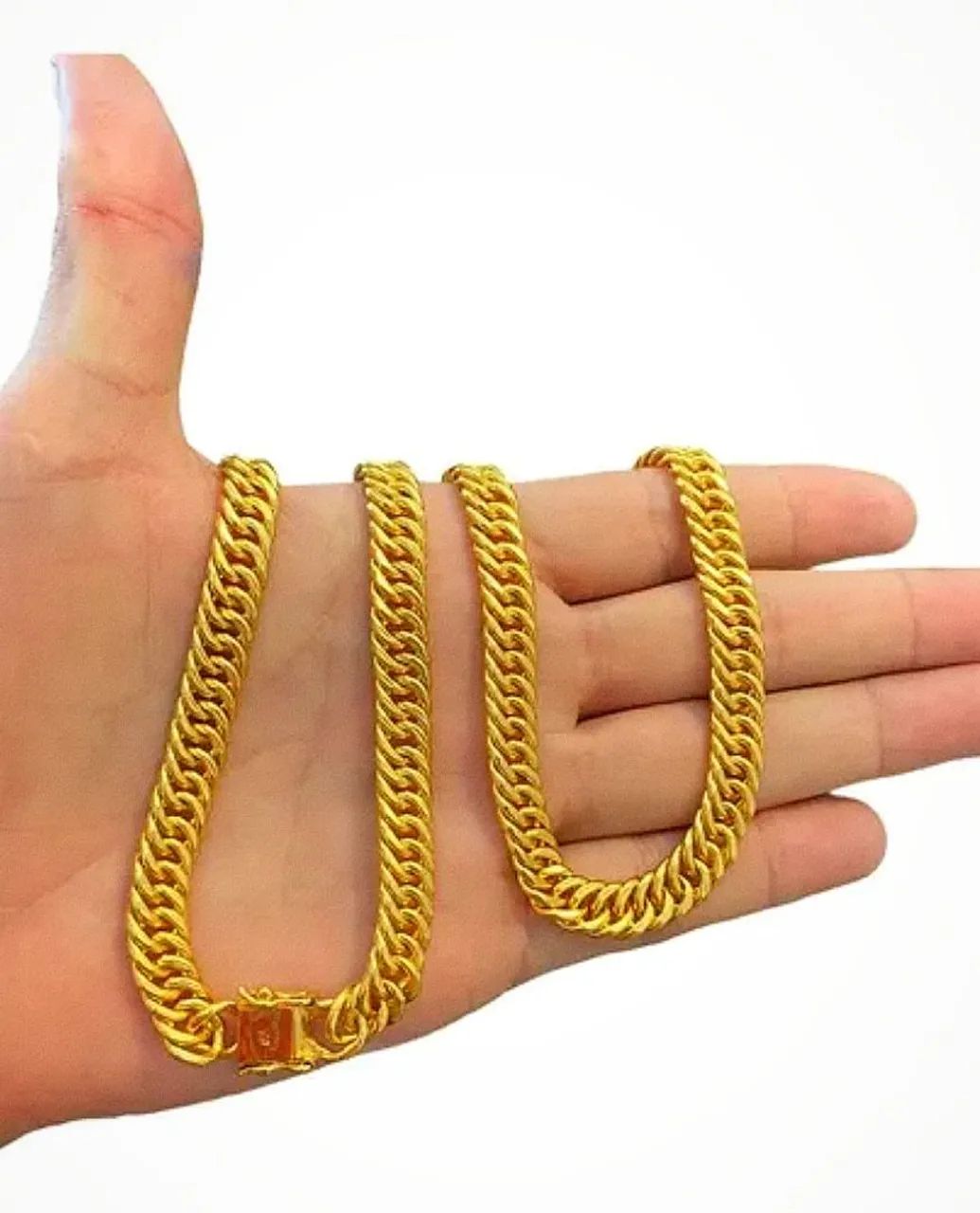 Cordão banhado a ouro 18k  - Foto 2