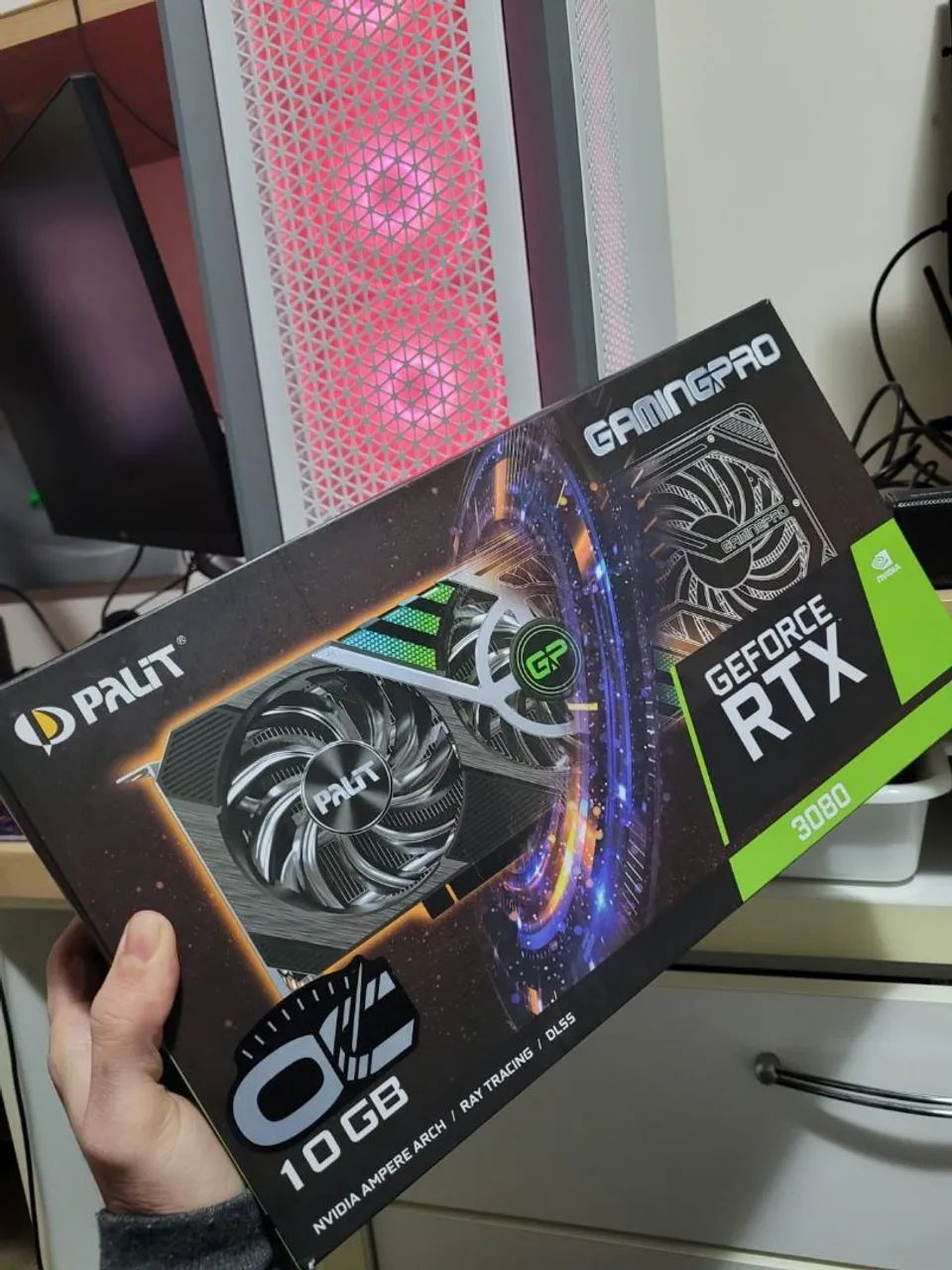 Placa de vídeo Palit RTX 3080 10GB Gaming Pro OC - Placas de Vídeo