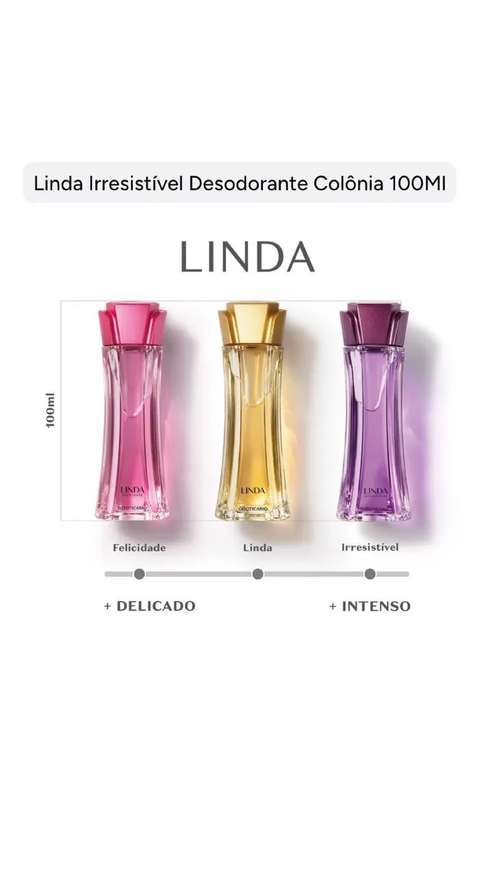 Perfume lacrado LINDA IRRESISTÍVEL, o boticário  - Foto 4