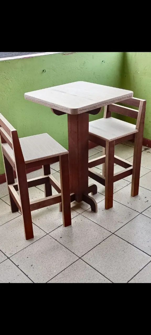 Mesa e duas cadeiras estilo Bistrô  - Foto 2