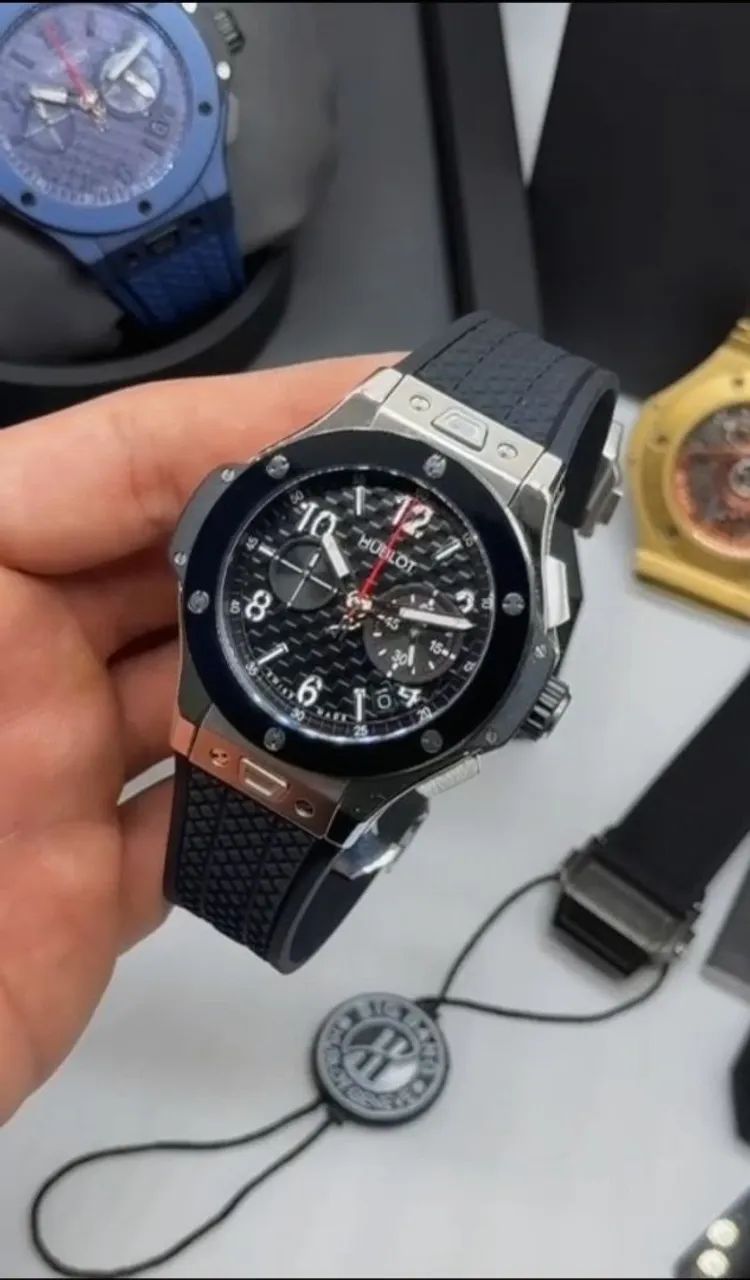 Relógio CLN Base ETA Estilo Hublot Big Bang Chronograph  - Foto 4