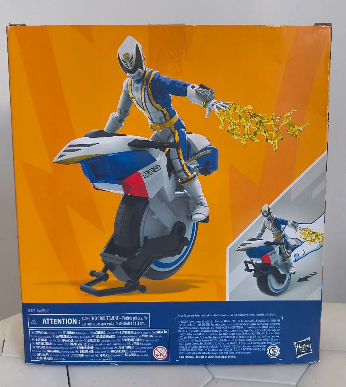 Power Rangers S.P.D. Omega Ranger e Uniforce Cycle - Lightining