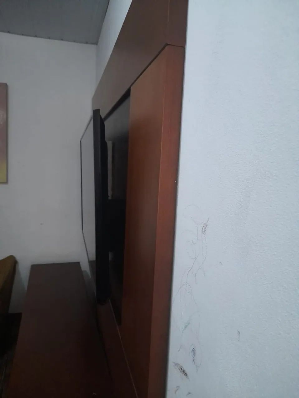 Rack com painel Madeira maciça  - Foto 5