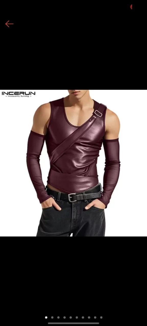 Camisa Coura Renda Vinho