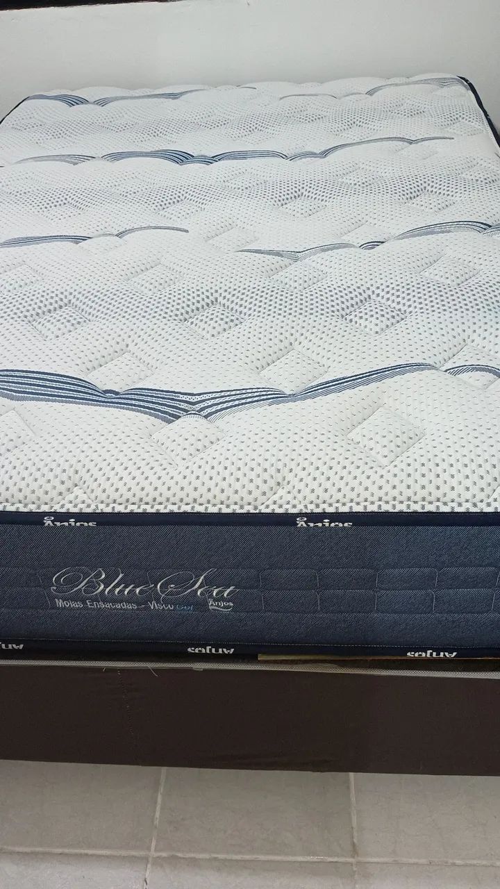 Cama de casal box e colchão  - Foto 3
