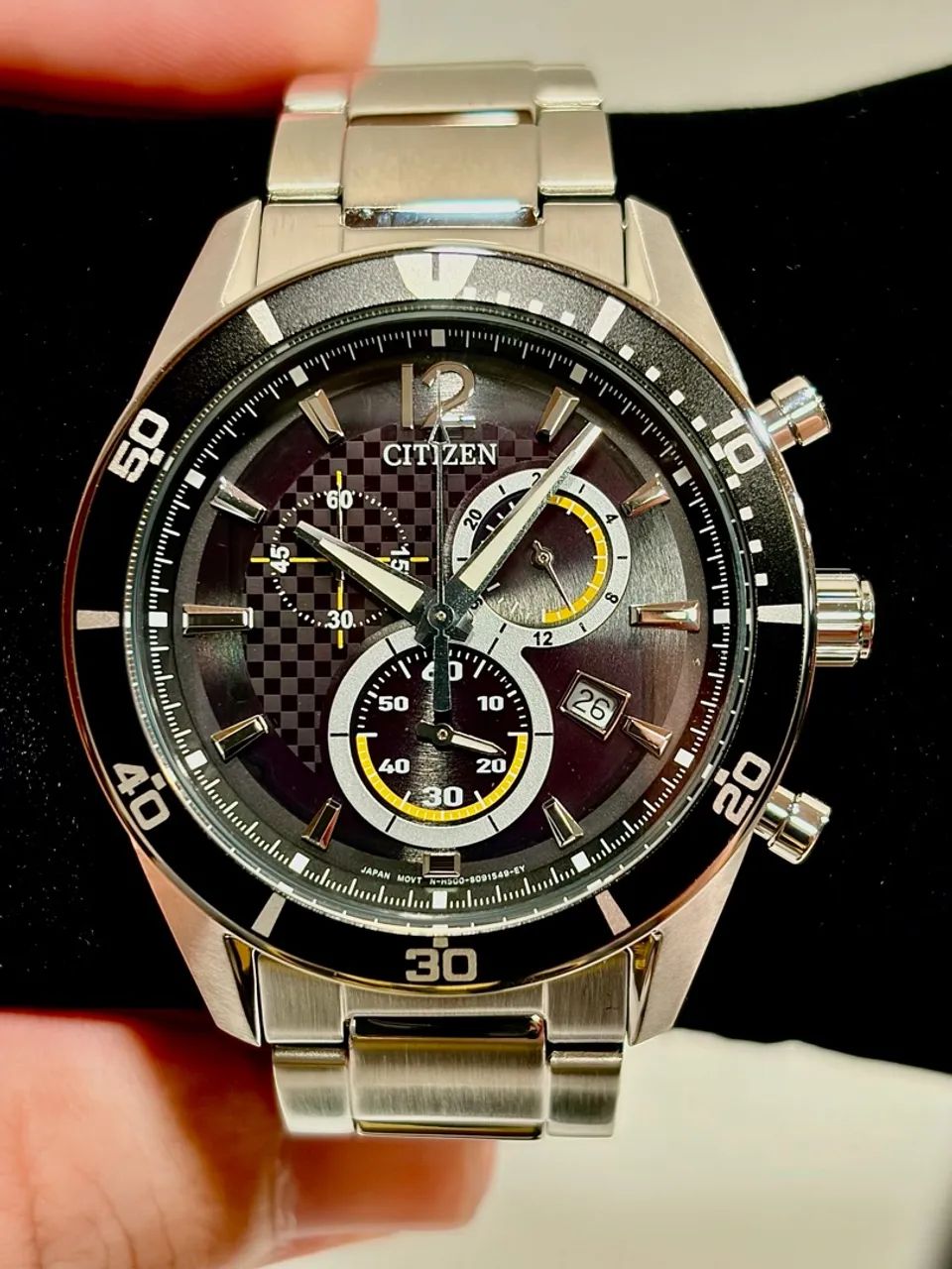 Relógio Relógio Citizen Eco-Drive Cronógrafo Original - Novo