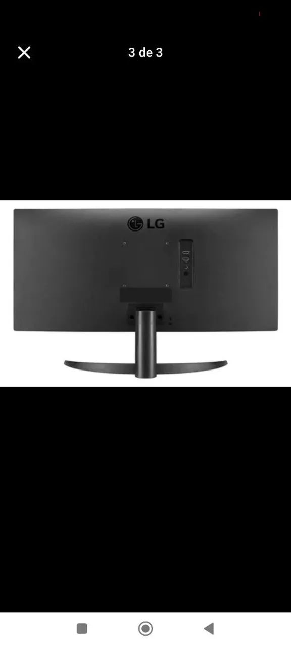 Monitor LG ultrawide 29 polegadas 2.5k 1mz 75hz modelo L500 c/ garantia parcelo - Foto 2