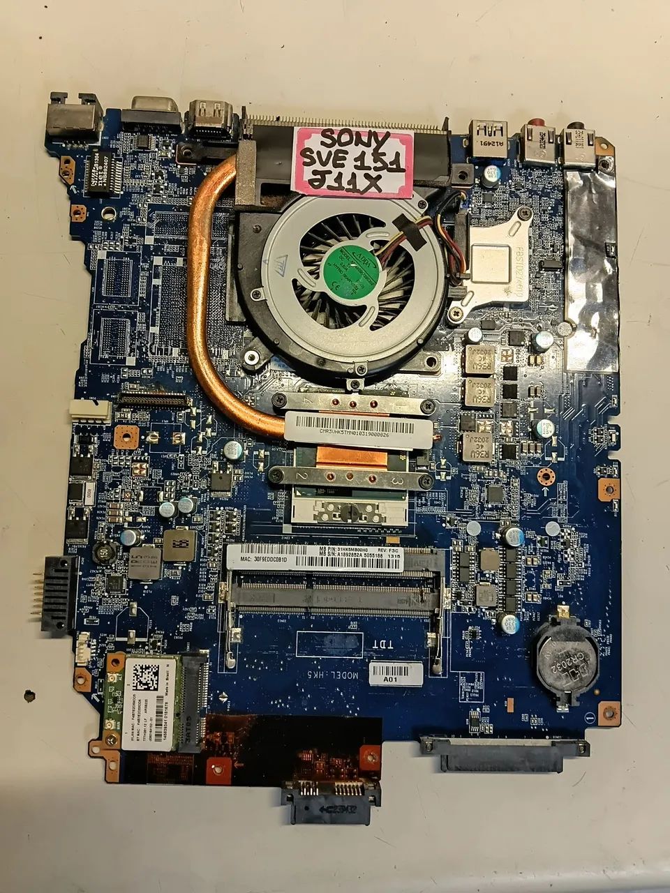 Placa mãe (i3) Sony SVE 151 J11X