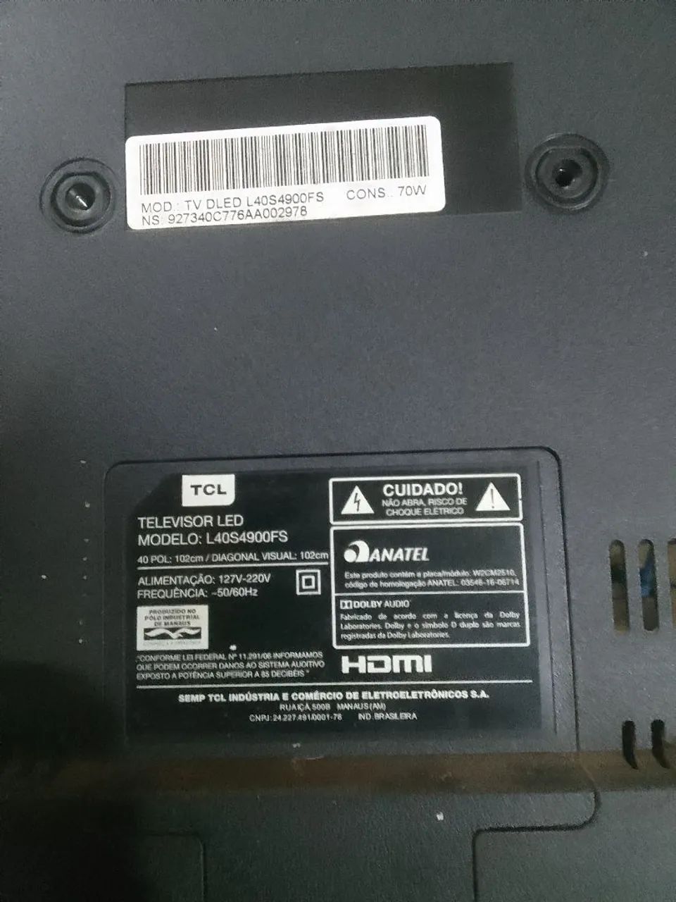Tv tcl 40 polegadas - Foto 4