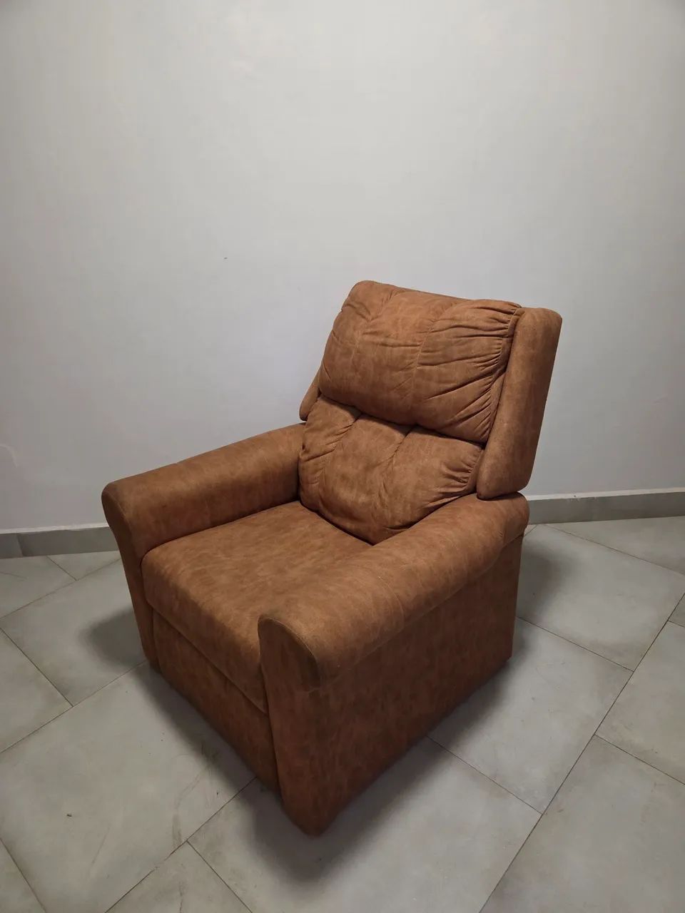 Poltrona do Papai Reclinável Marrom - Bom Estado