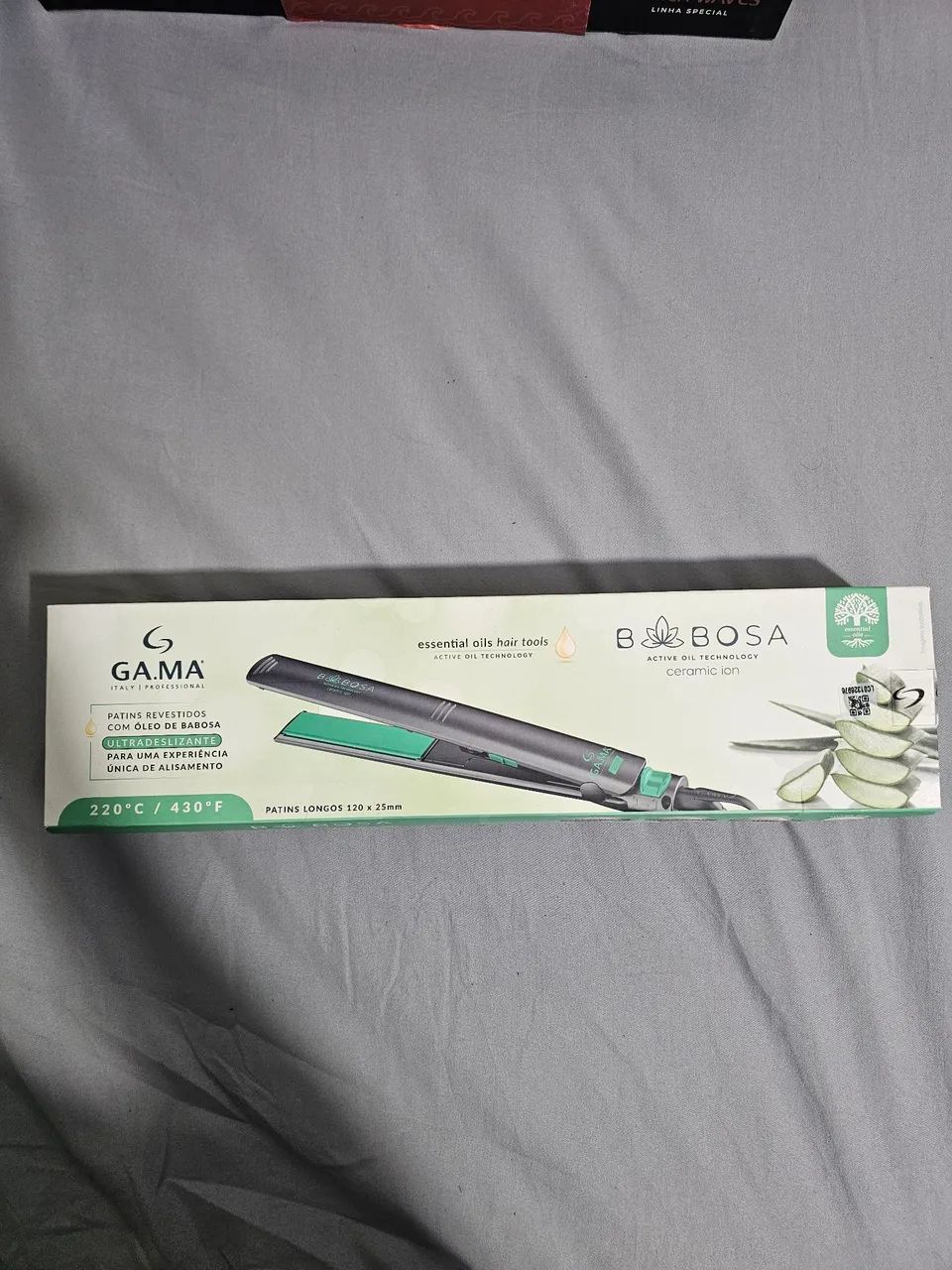 Prancha gama elegance babosa ceramic ion bivolt