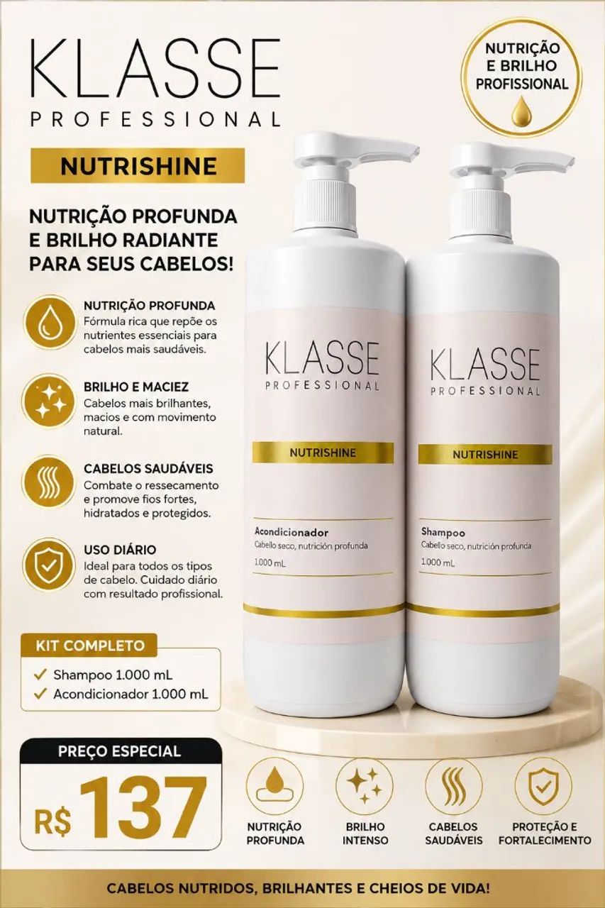 Kit shampoo Klasse Profissional 