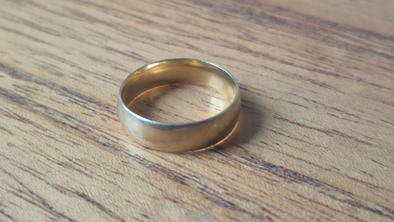 ? ALIANÇA DE OURO 18K - 750 | TAMANHO 16 - Foto 3