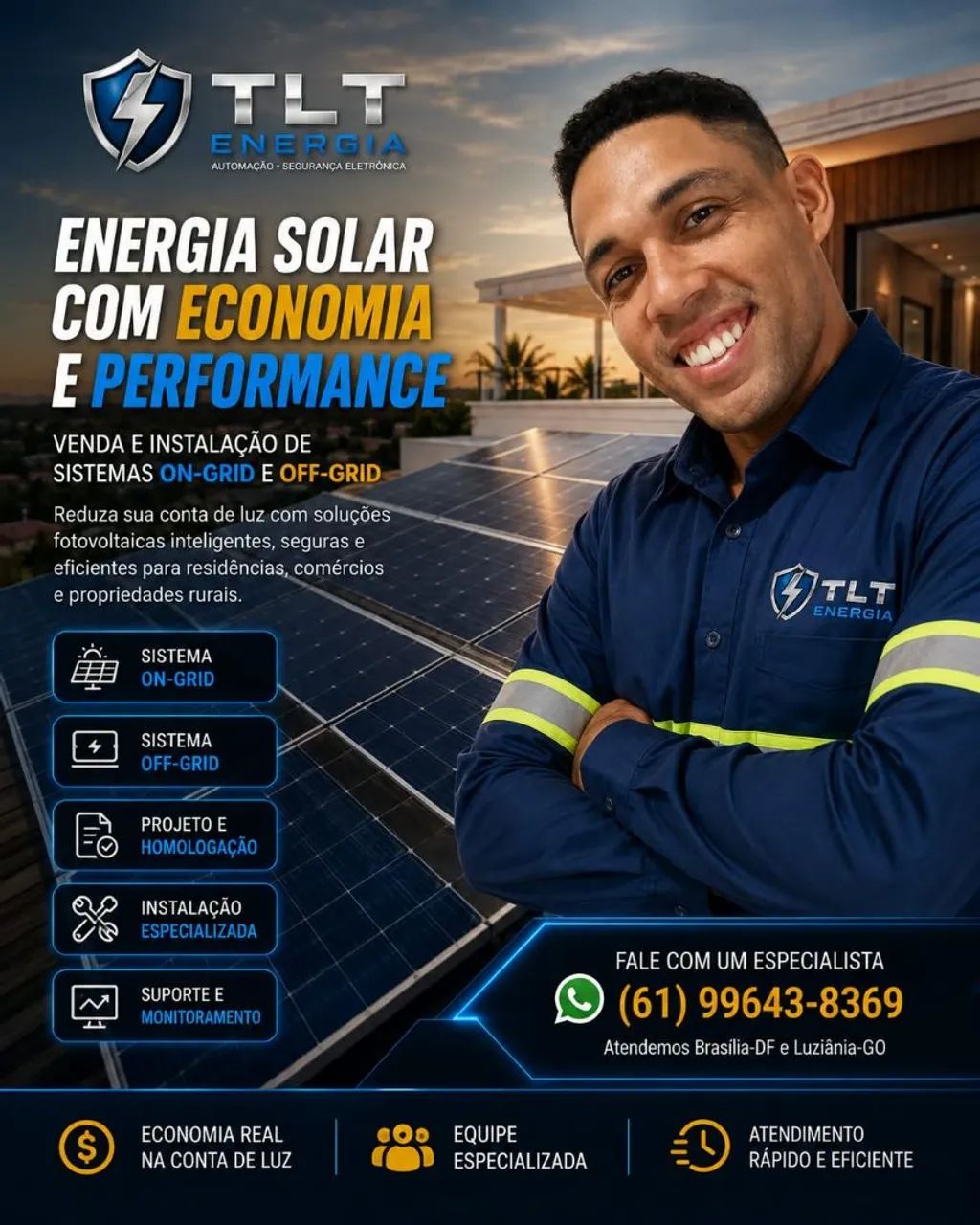 TEC Painel Solar invers - Foto 5