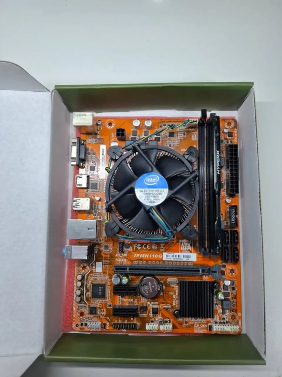 Kit placa Mãe 8gb DDR4 Core I5 7500 