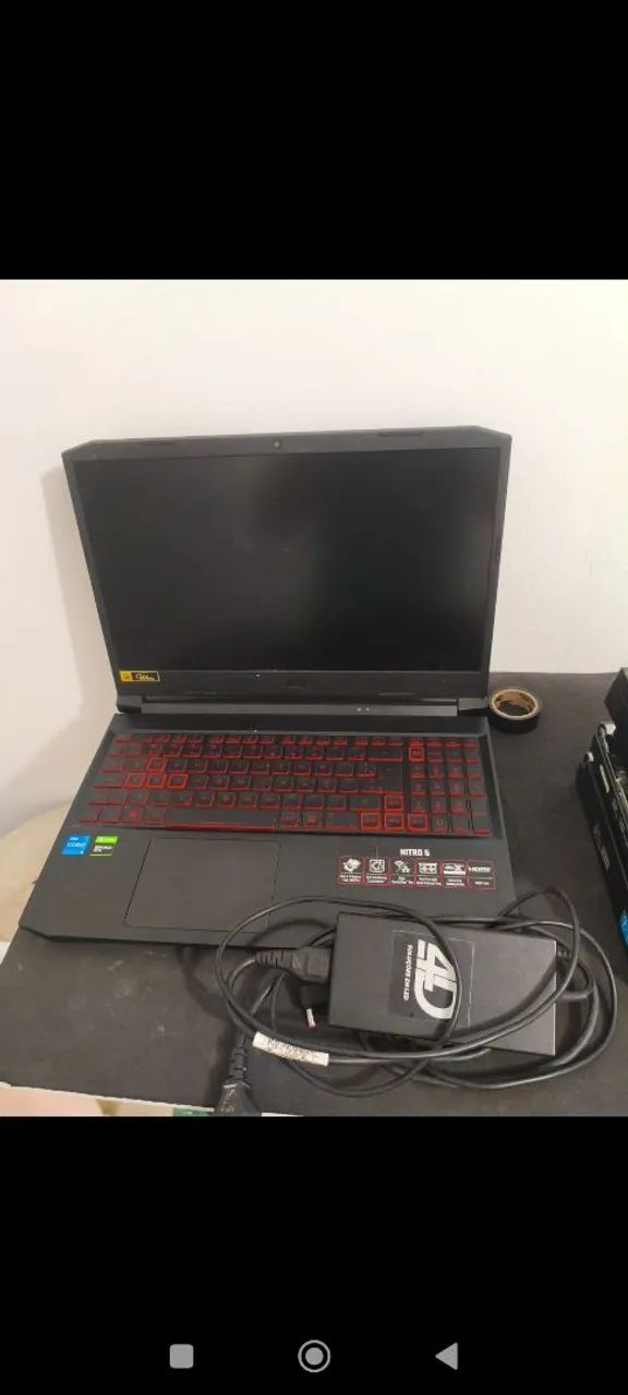 Notebook Acer Nitro placa queimada  - Foto 3
