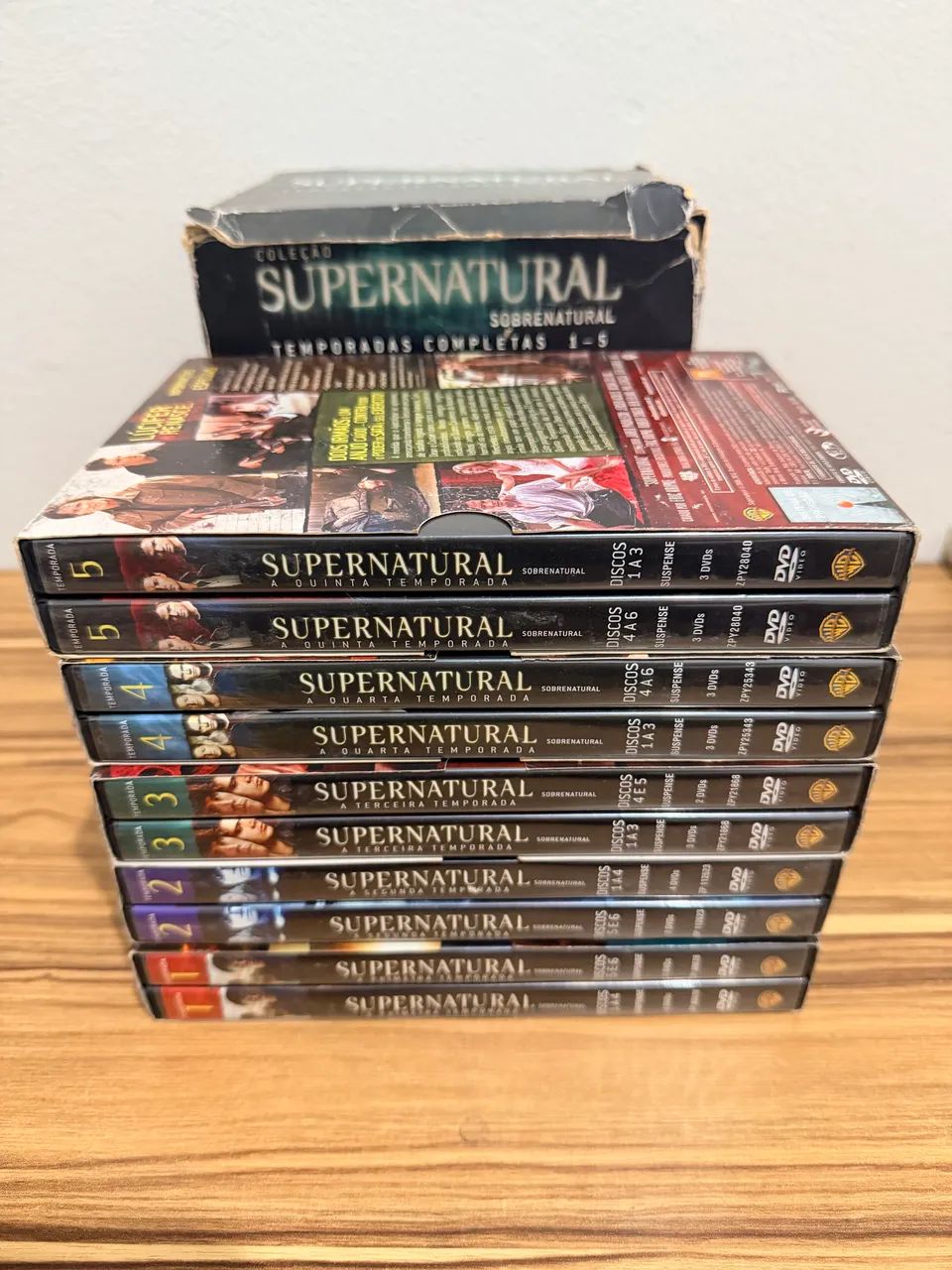 DVD SUPERNATURAL ORIGINAL SEM RALADOS