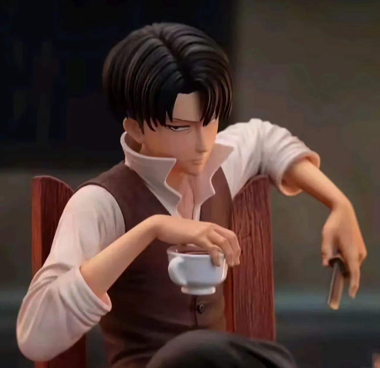 Action Levi Ackerman Attack on Titan  Raro Bandai - Foto 4
