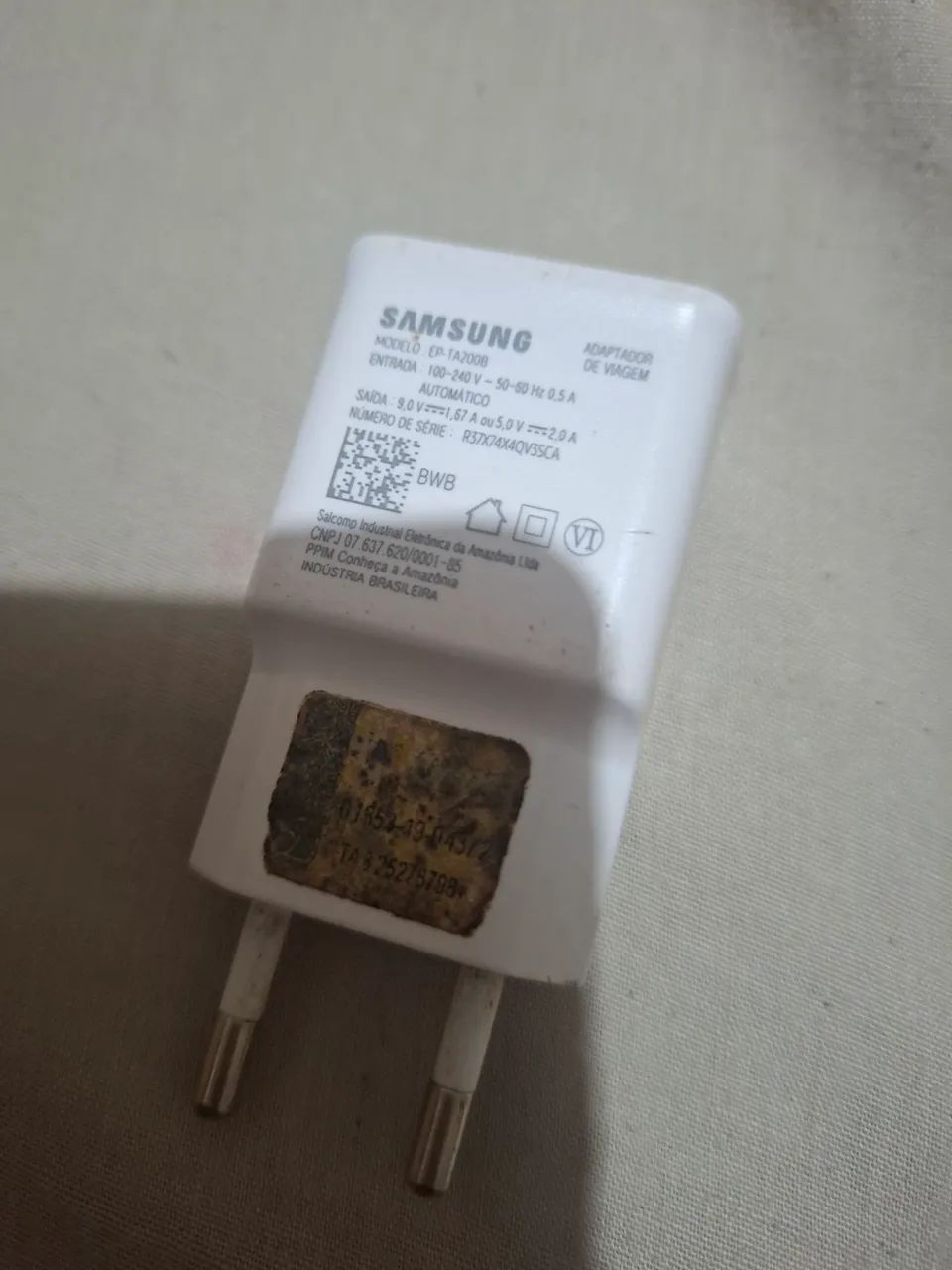 CABEÇA DE CARREGAGOR TIPO C DA SAMSUNG  - Foto 2