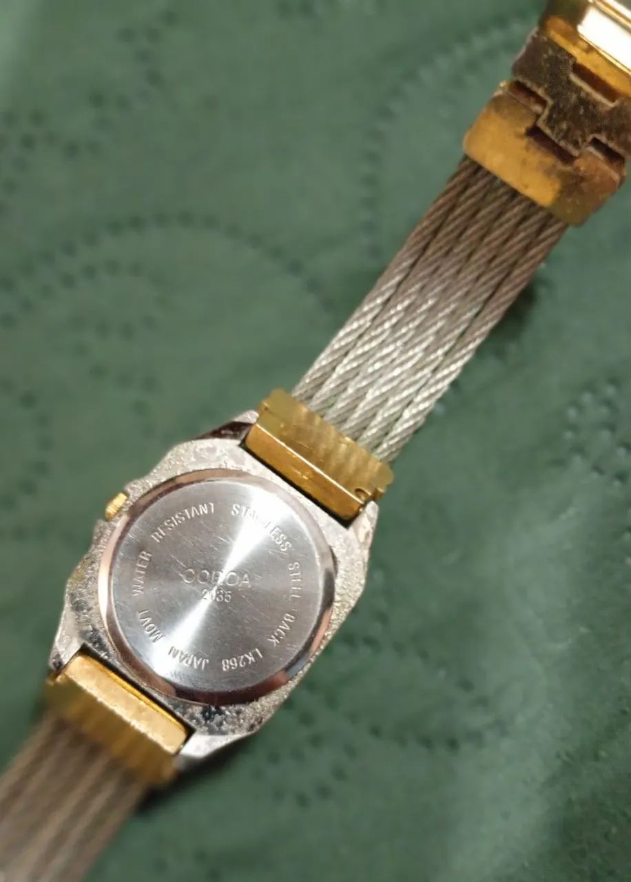 Relógio Coroa quartz feminino com pulseira bracelete funcionando  - Foto 5