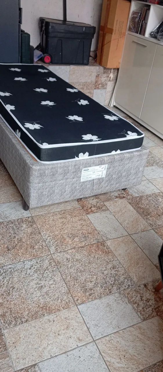 Cama box solteiro com colchão  - Foto 5