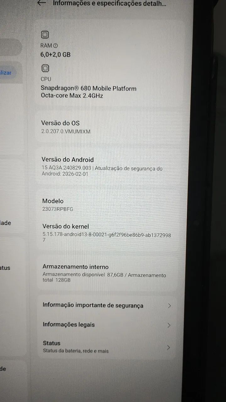 Tablet Xiaomi Redmi Pad SE - Em Perfeito Estado  - Foto 4