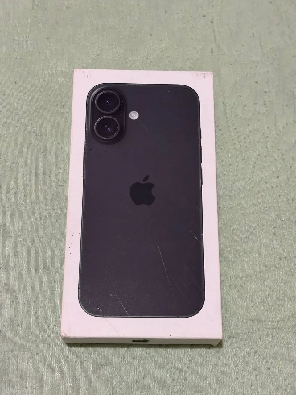 caixa vazia iphone 16 preto
